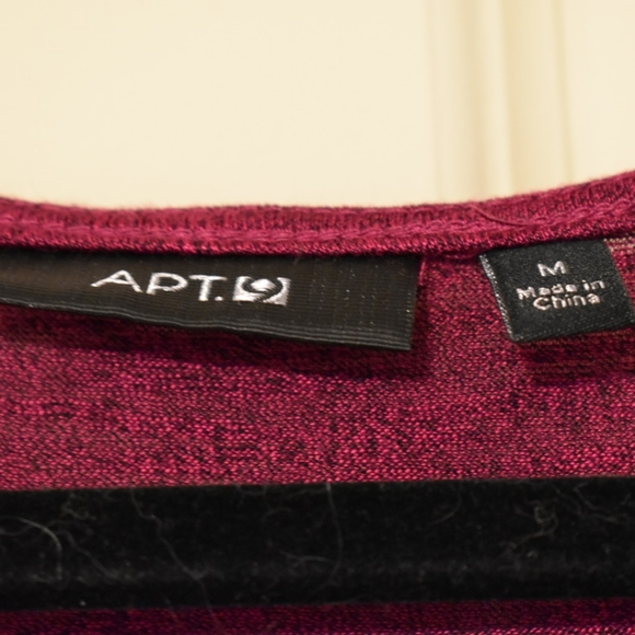 Apt. 9 Magenta Short-sleeve V-neck Blouse - Picture 2 of 3